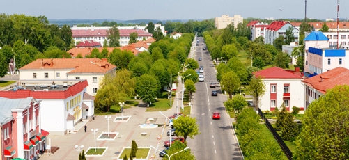 Улица Советская города Шклова