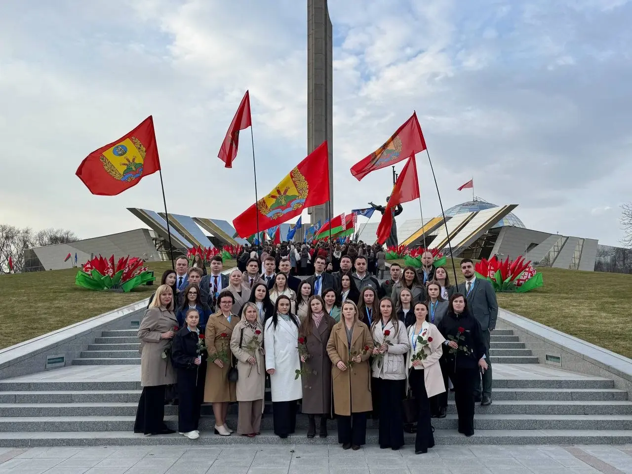 Молодежь Шкловского района приняла участие в открытии проекта «Минск – молодежная столица Республики Беларусь-2026»