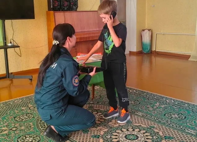 Шкловский РОЧС напоминает ребятам о безопасности